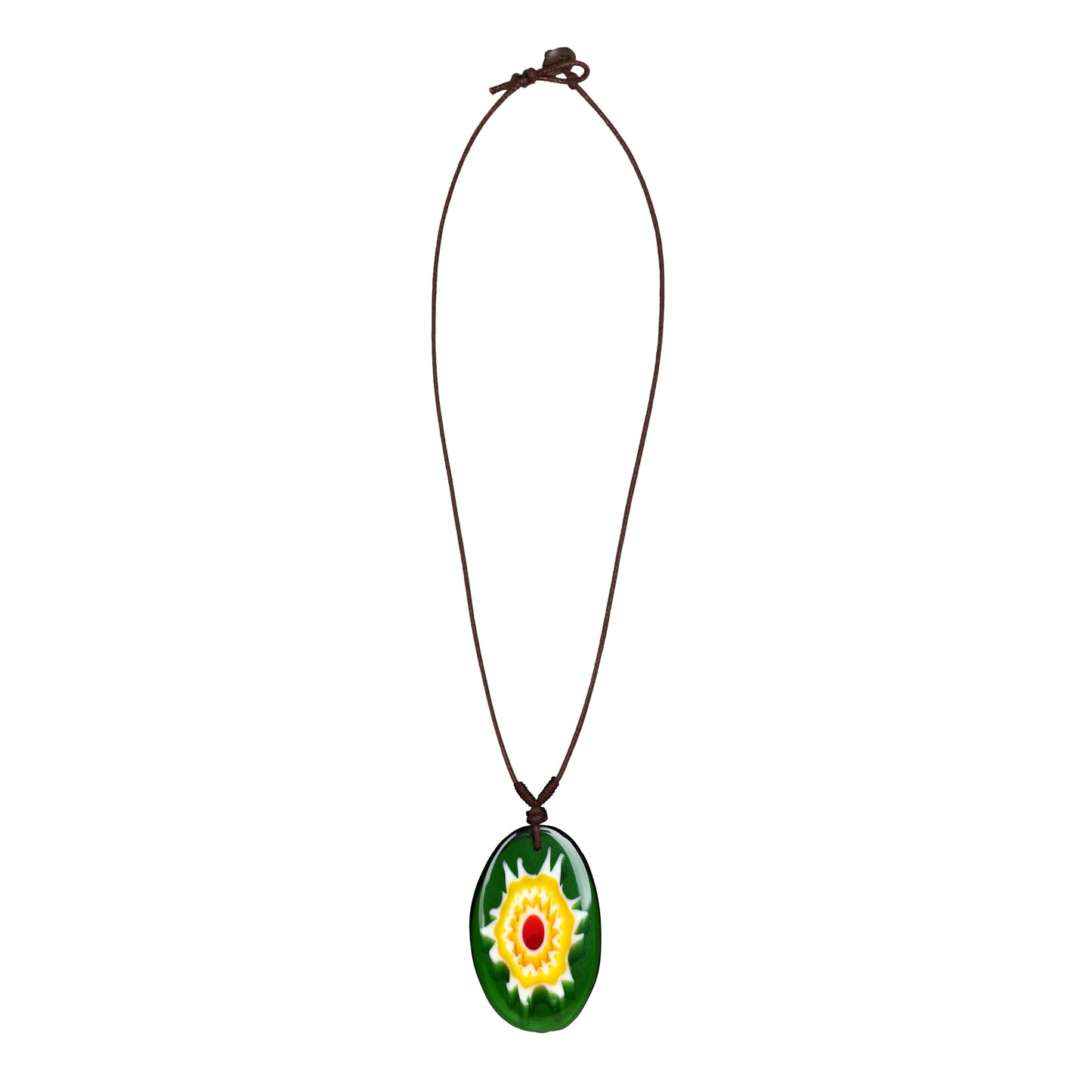 Choker Necklace with Flower Pendant
