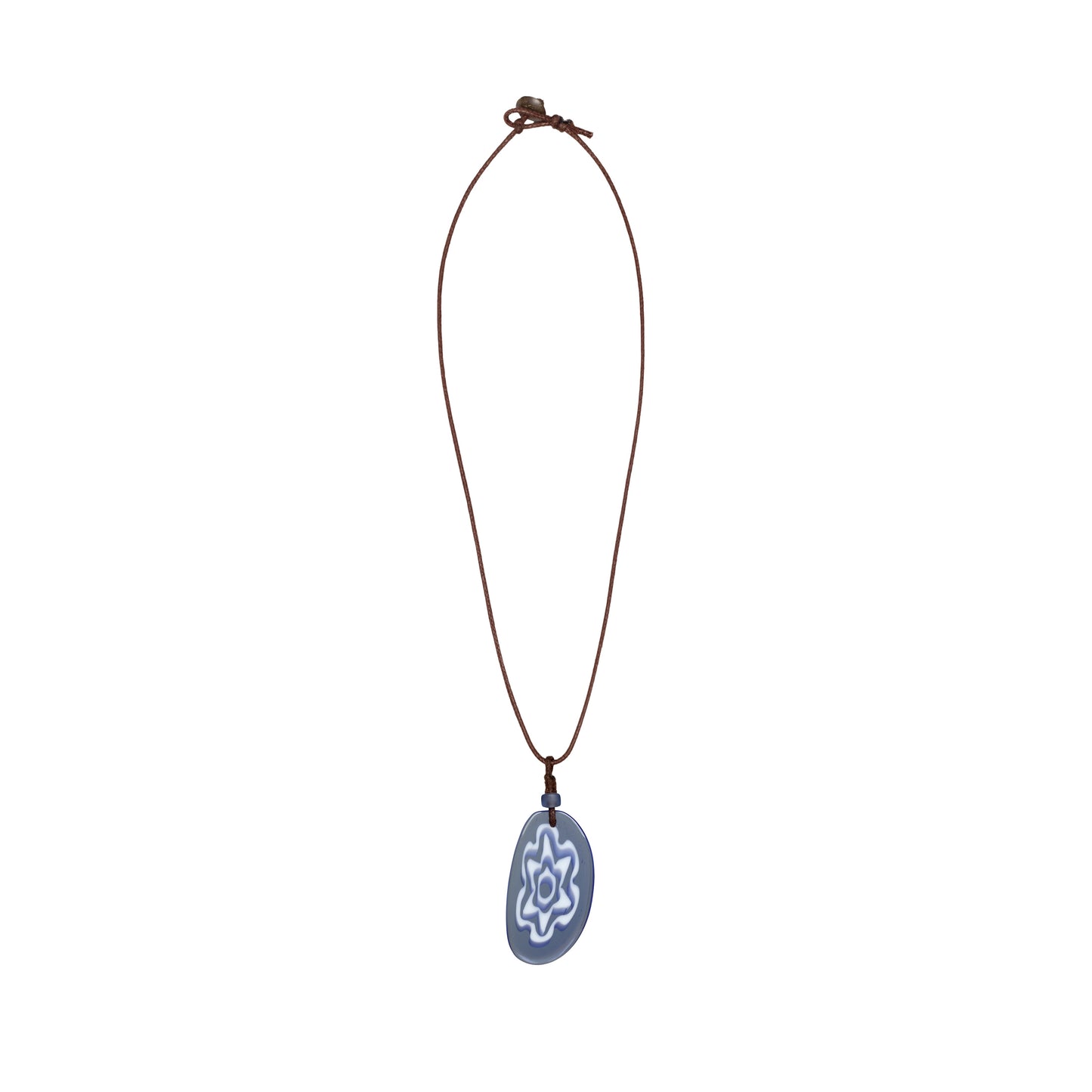 Choker Necklace with Flower Pendant