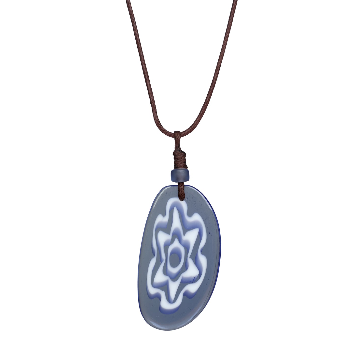 Choker Necklace with Flower Pendant