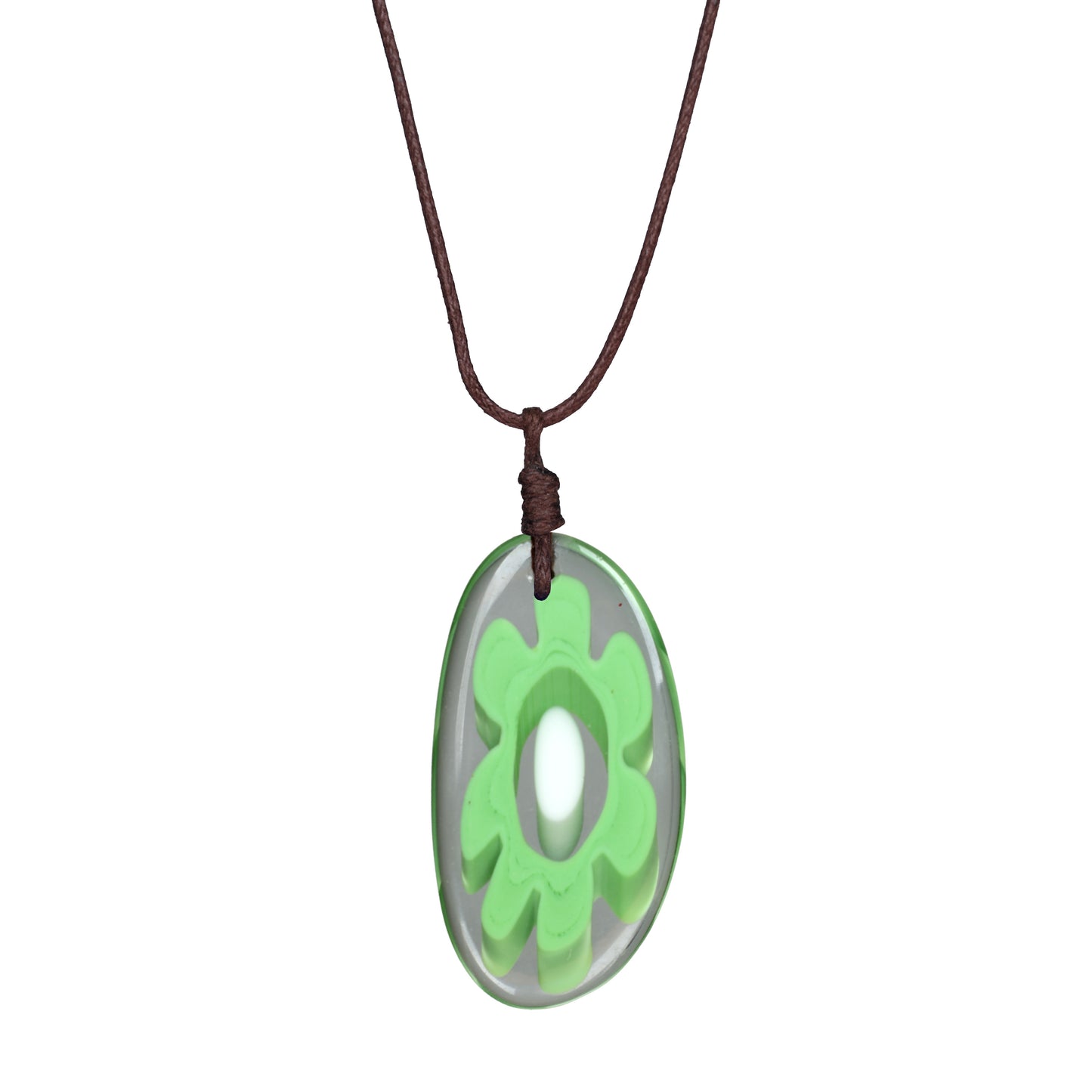 Choker Necklace with Flower Pendant