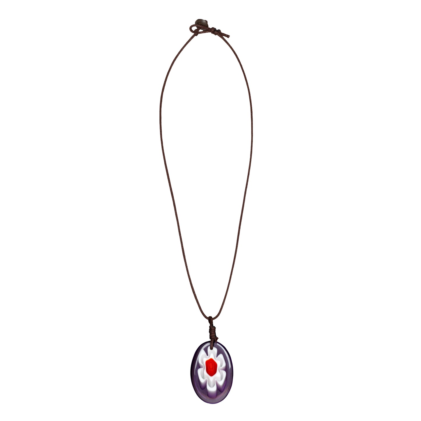 Choker Necklace with Flower Pendant
