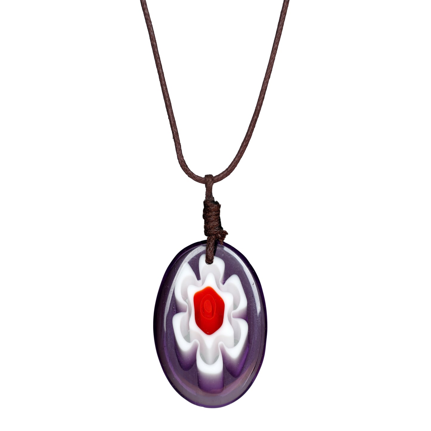 Choker Necklace with Flower Pendant