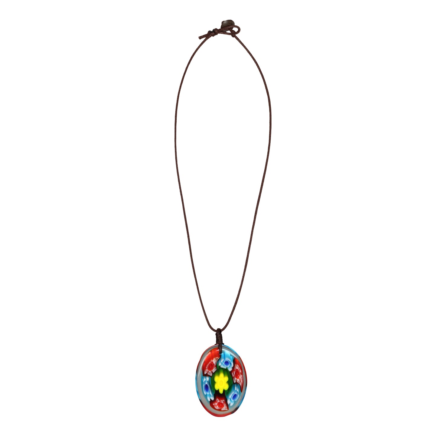 Choker Necklace with Flower Pendant
