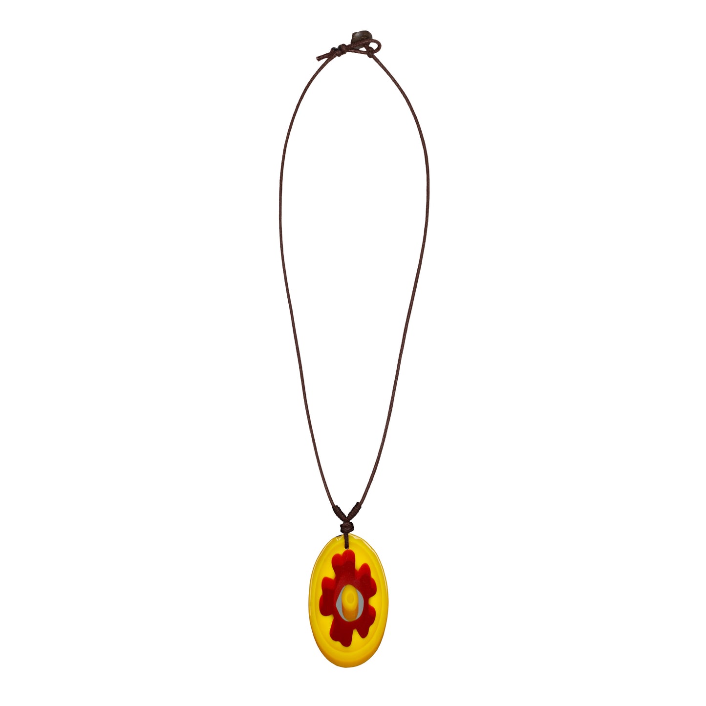 Choker Necklace with Flower Pendant