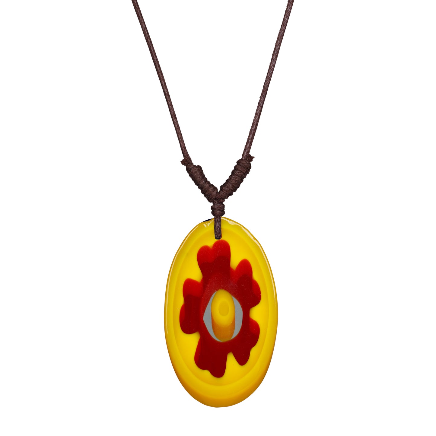 Choker Necklace with Flower Pendant