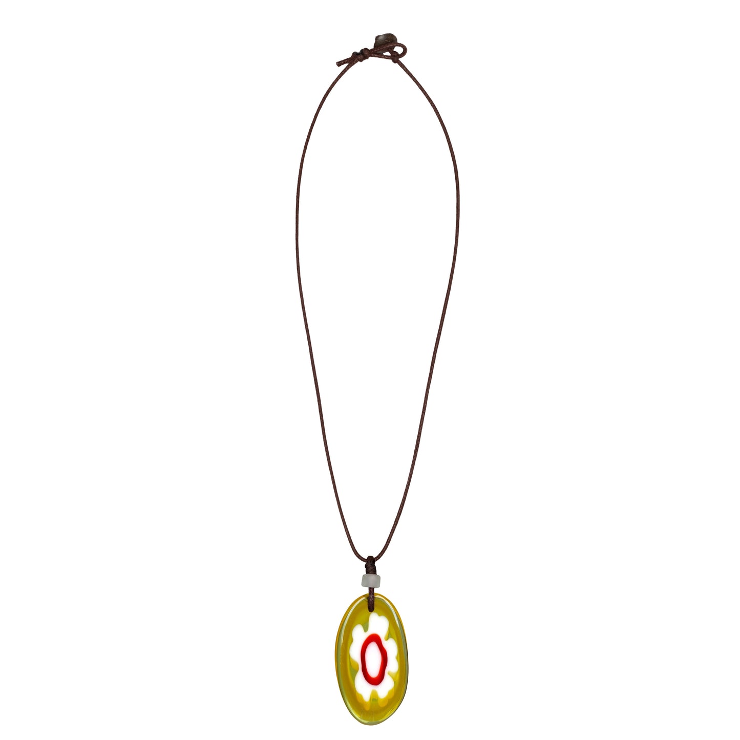Choker Necklace with Flower Pendant