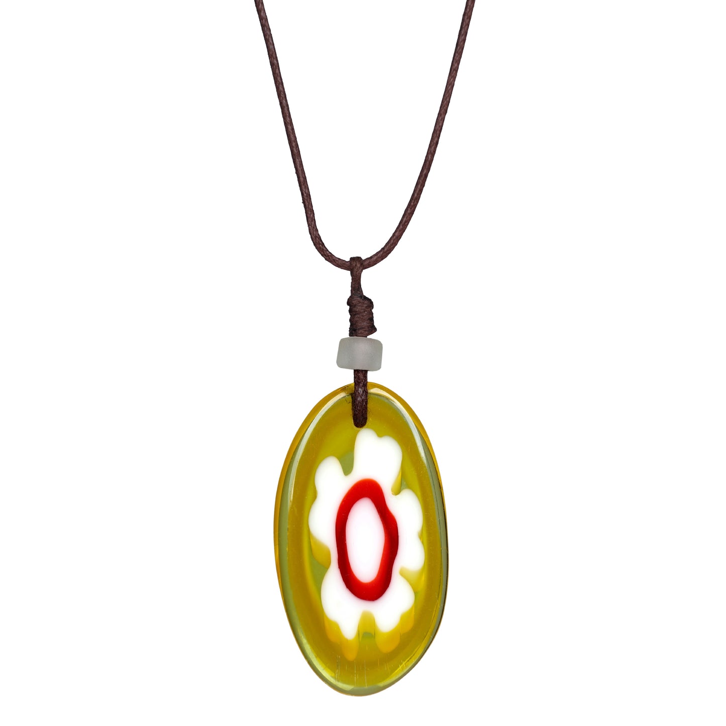 Choker Necklace with Flower Pendant