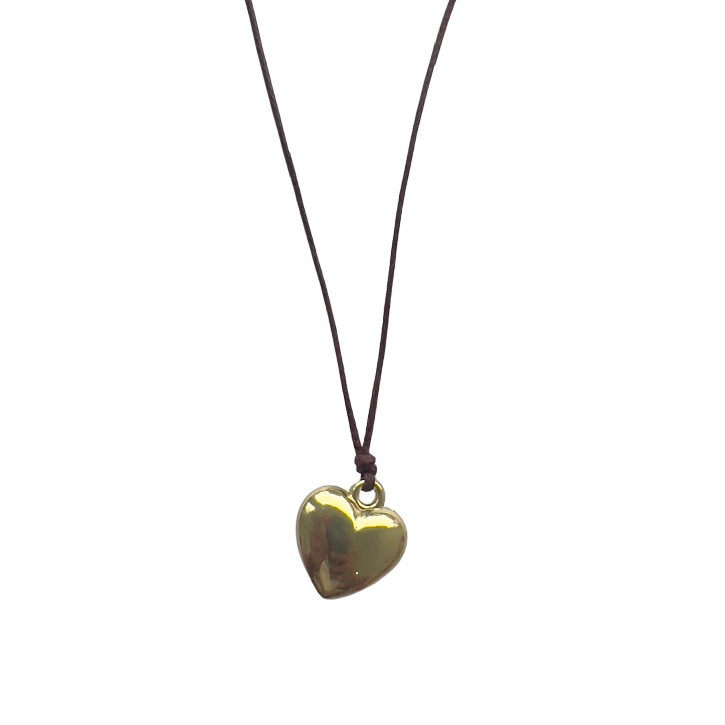 Choker Necklace with Heart Pendant