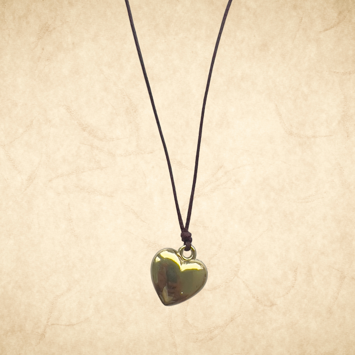 Choker Necklace with Heart Pendant