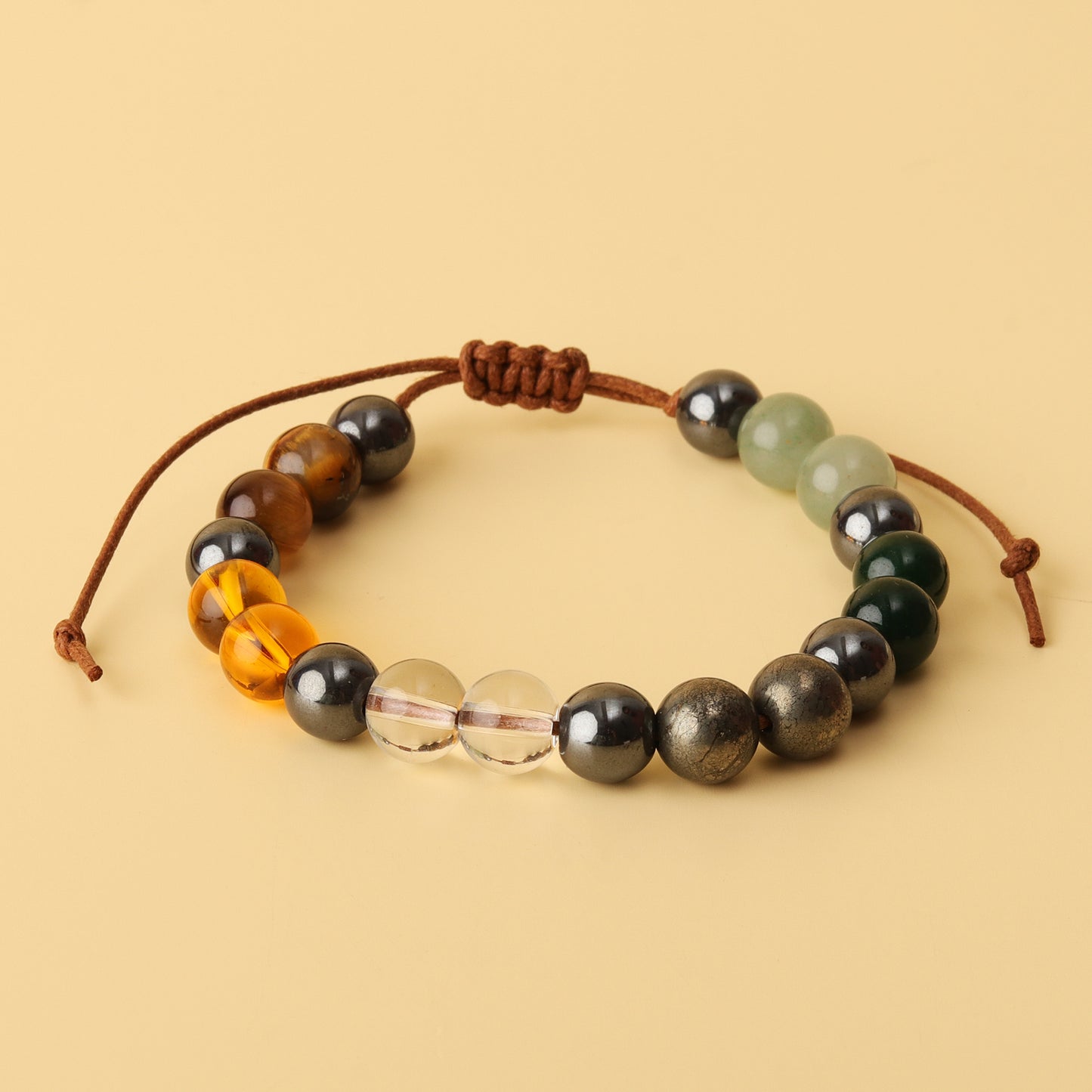 Dhan Yog Money Magnet Natural Stone Bracelet (Adjustable)