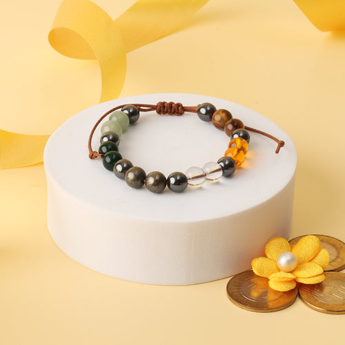 Dhan Yog Money Magnet Natural Stone Bracelet (Adjustable)