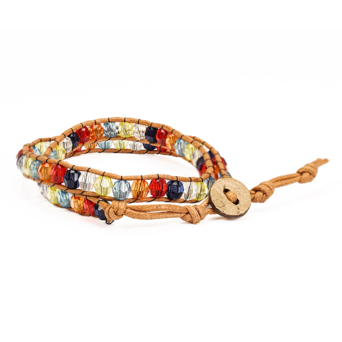 Double Wrap Beaded Bracelet