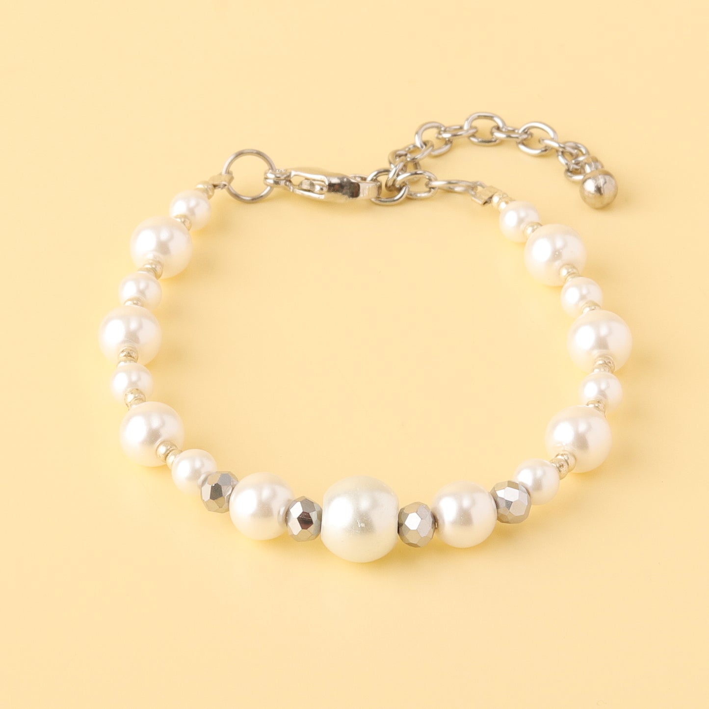 Elegant Pearl & Seed Bead Bracelet