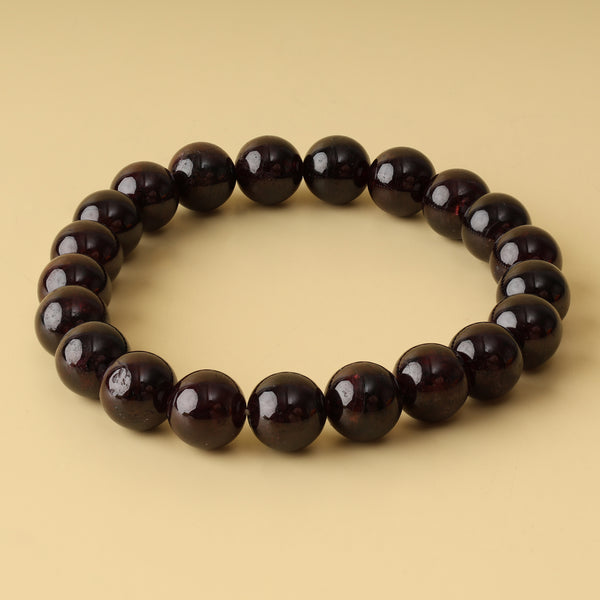 Energizing Garnet Natural Stone Bracelet