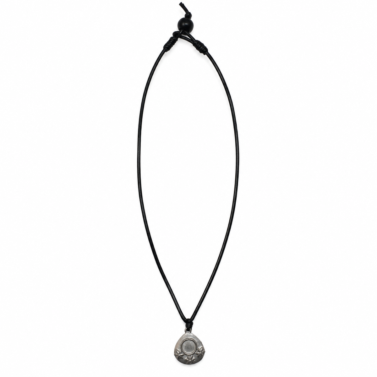 Engraved Starfish Pendant Leather Necklace for Women