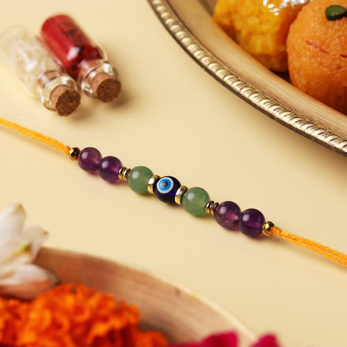 Evil Eye Natural Stone Rakhi
