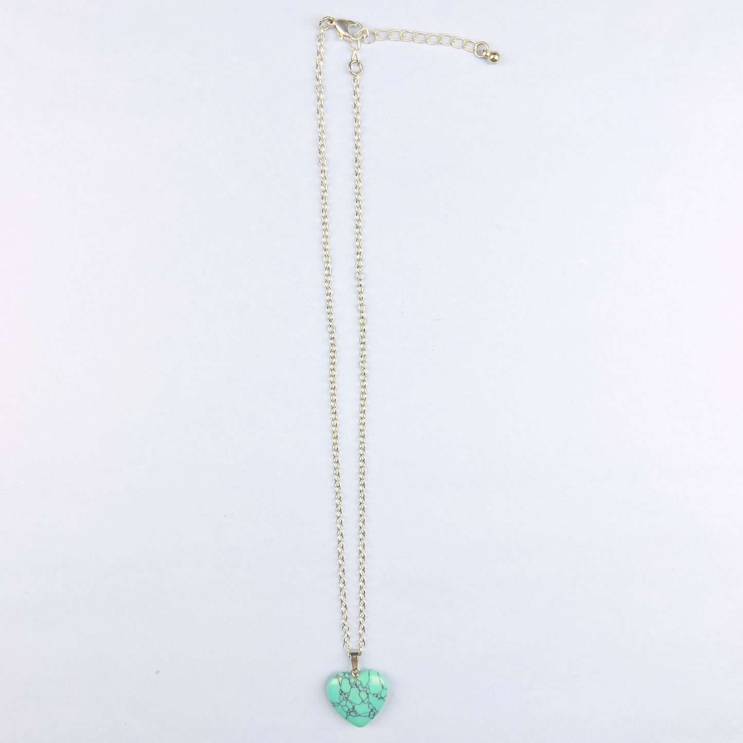 Firoza Heart Pendant Necklace
