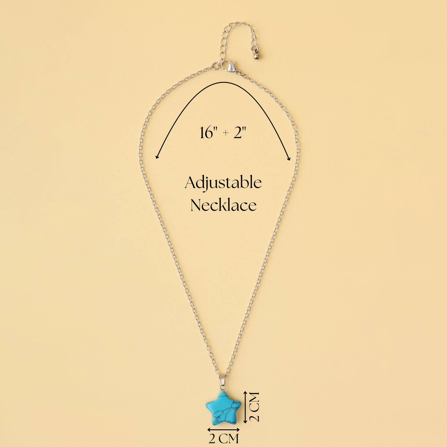 Firoza Star Pendant Necklace