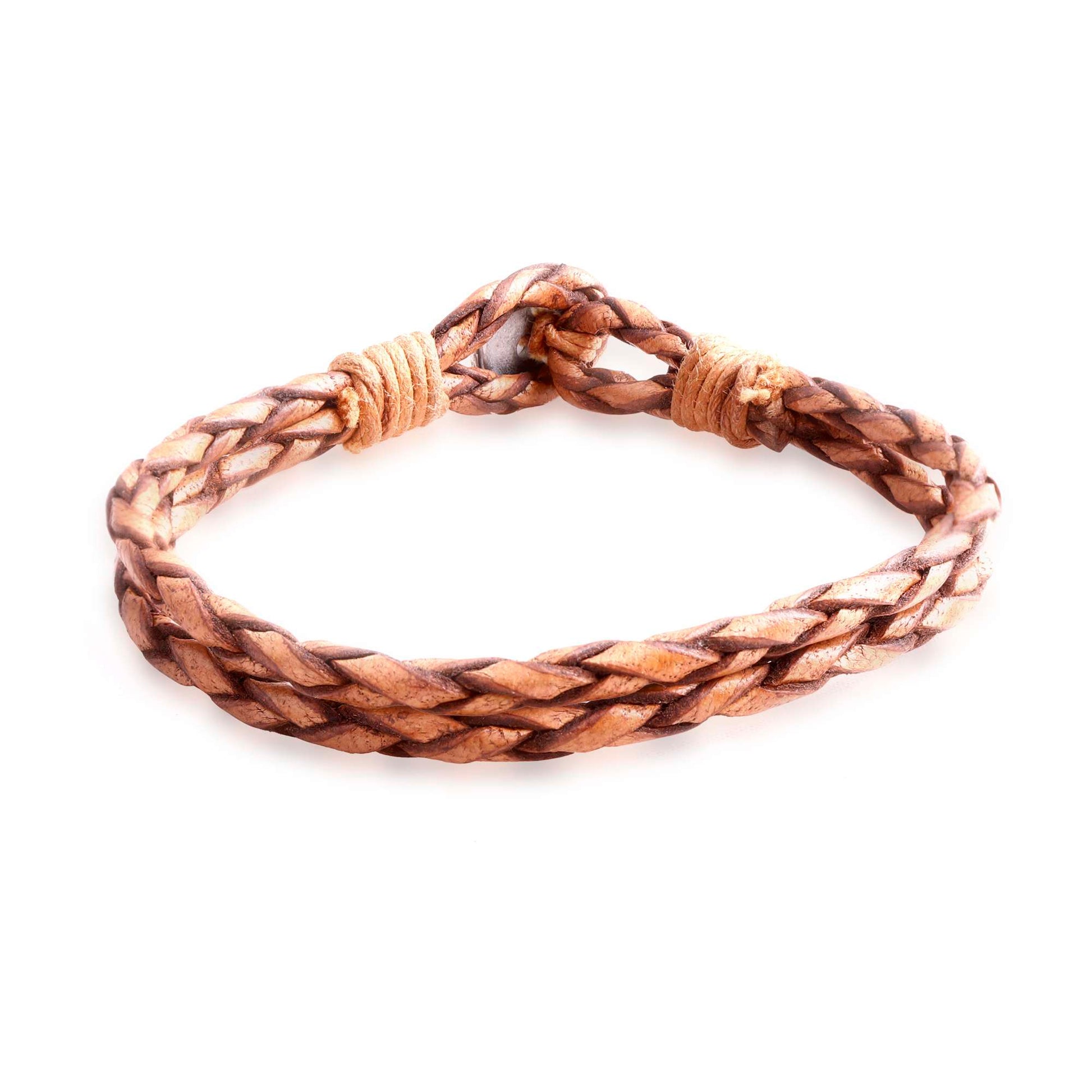 Granada Braided Leather Bracelet for Men