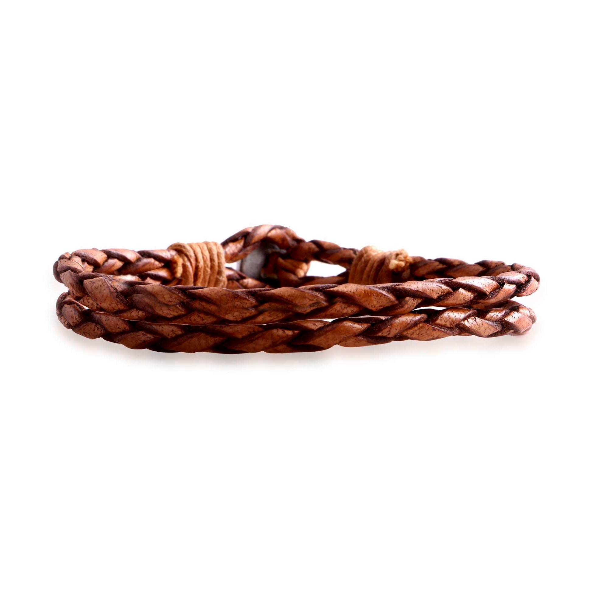 Granada Braided Leather Bracelet for Men