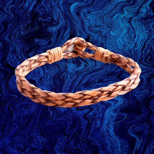 Granada Men’s Braided Leather Bracelet
