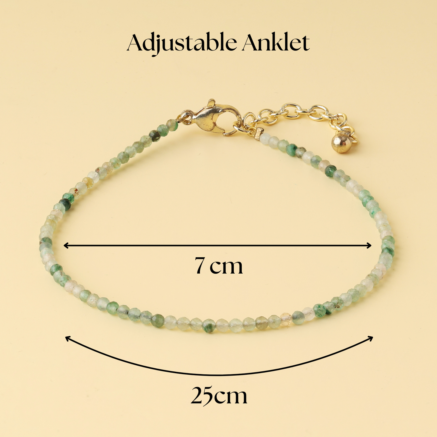 Green Aventurine Natural Stone Anklet