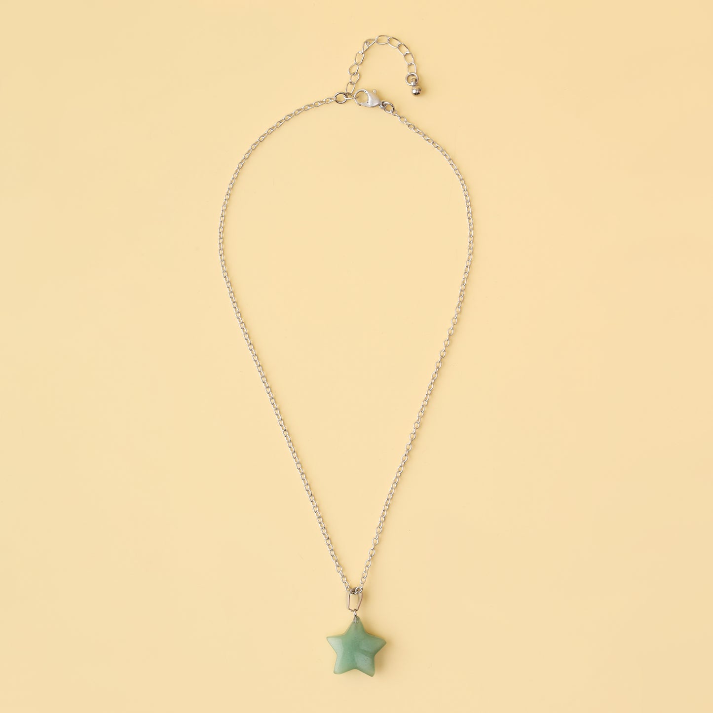 Green Aventurine Star Pendant Necklace