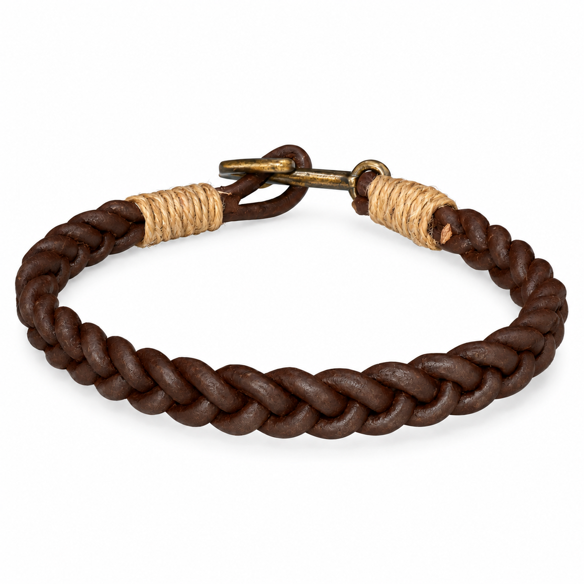 Handcrafted Anchor Leather Bracelet for Men