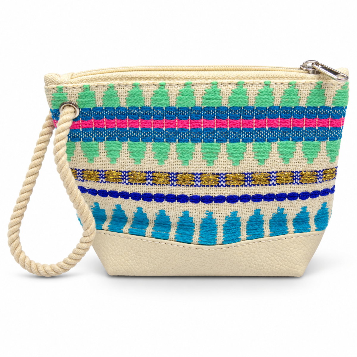 Handcrafted Wristlet Coin Pouch for Women