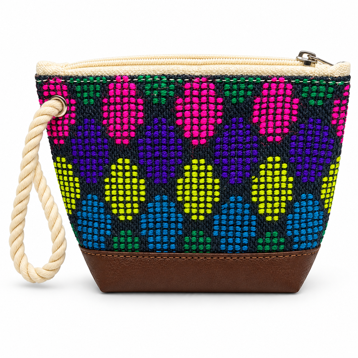Handcrafted Wristlet Coin Pouch for Women