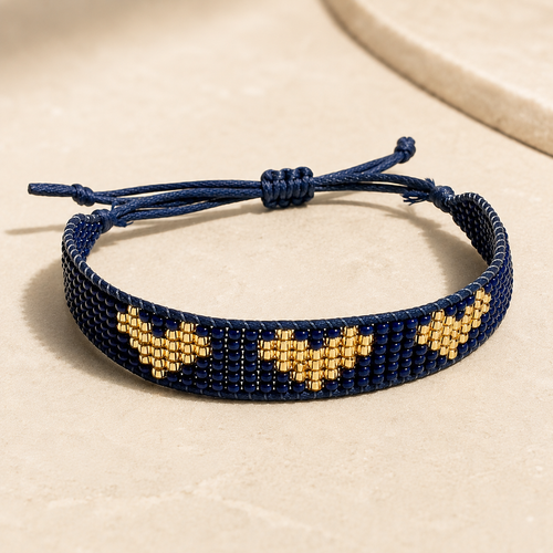 Heart Pattern Beaded Bracelet