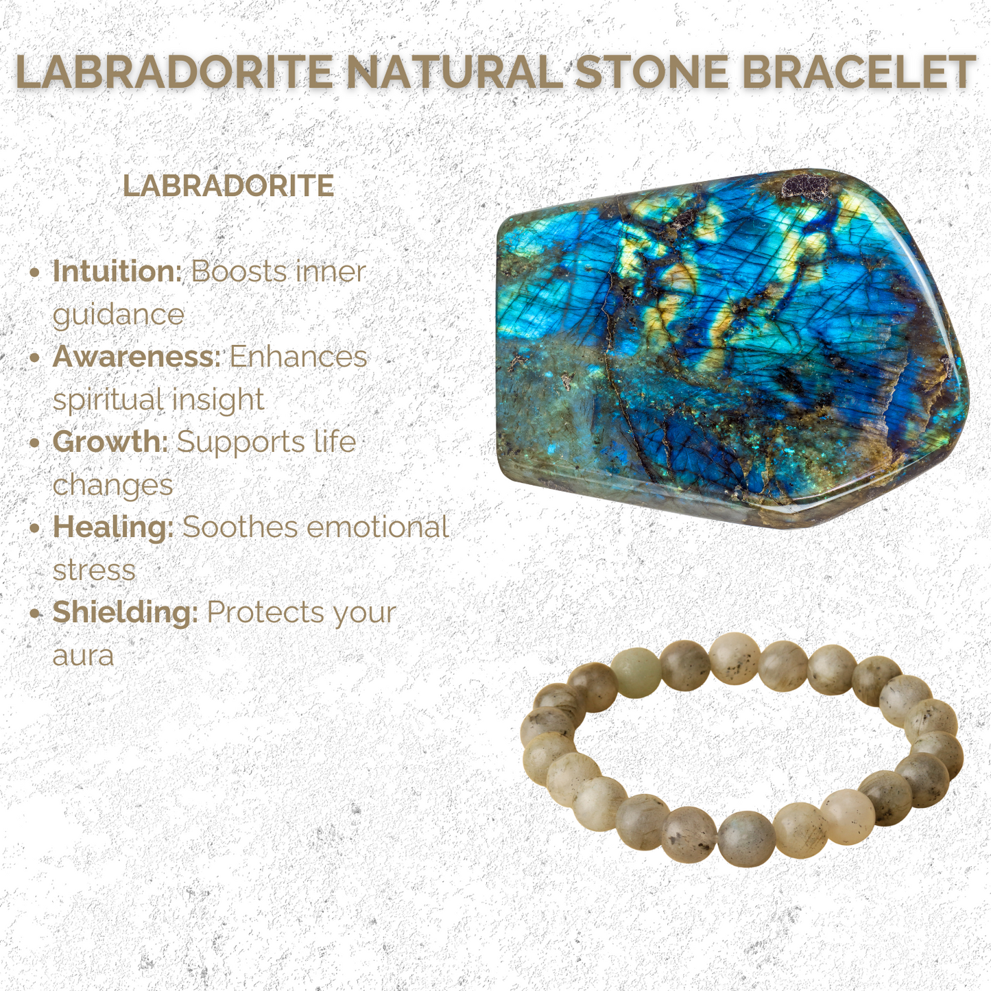 Labradorite Natural Stone Bracelet