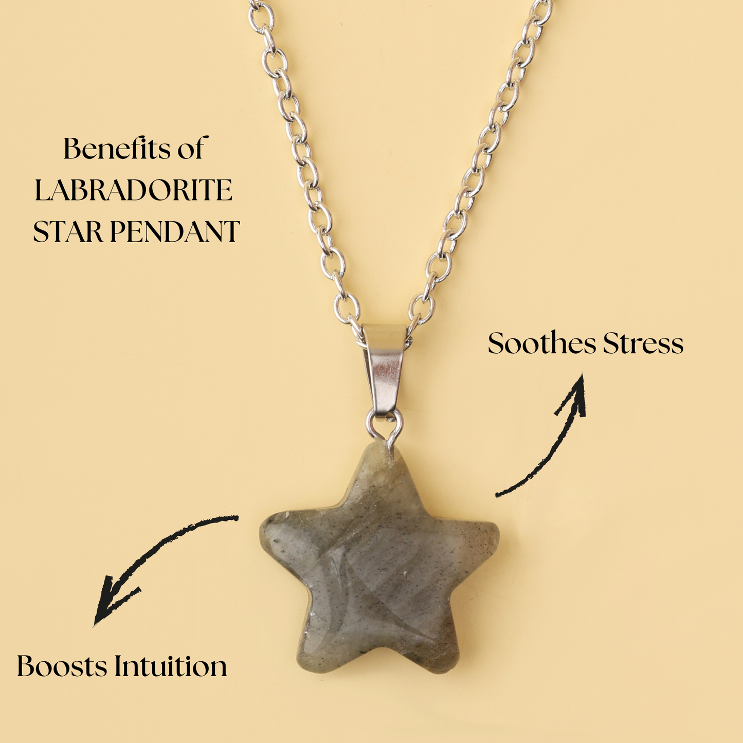 Labradorite Star Pendant Necklace