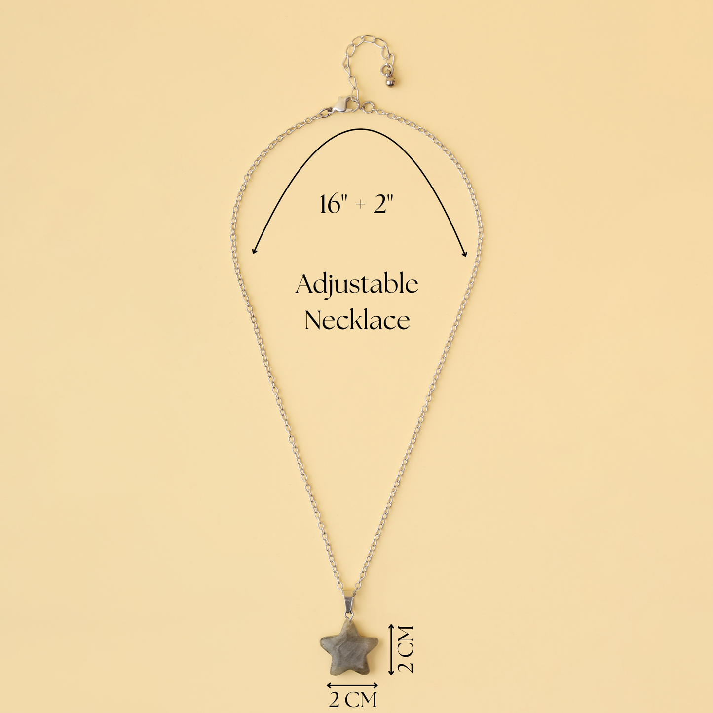 Labradorite Star Pendant Necklace