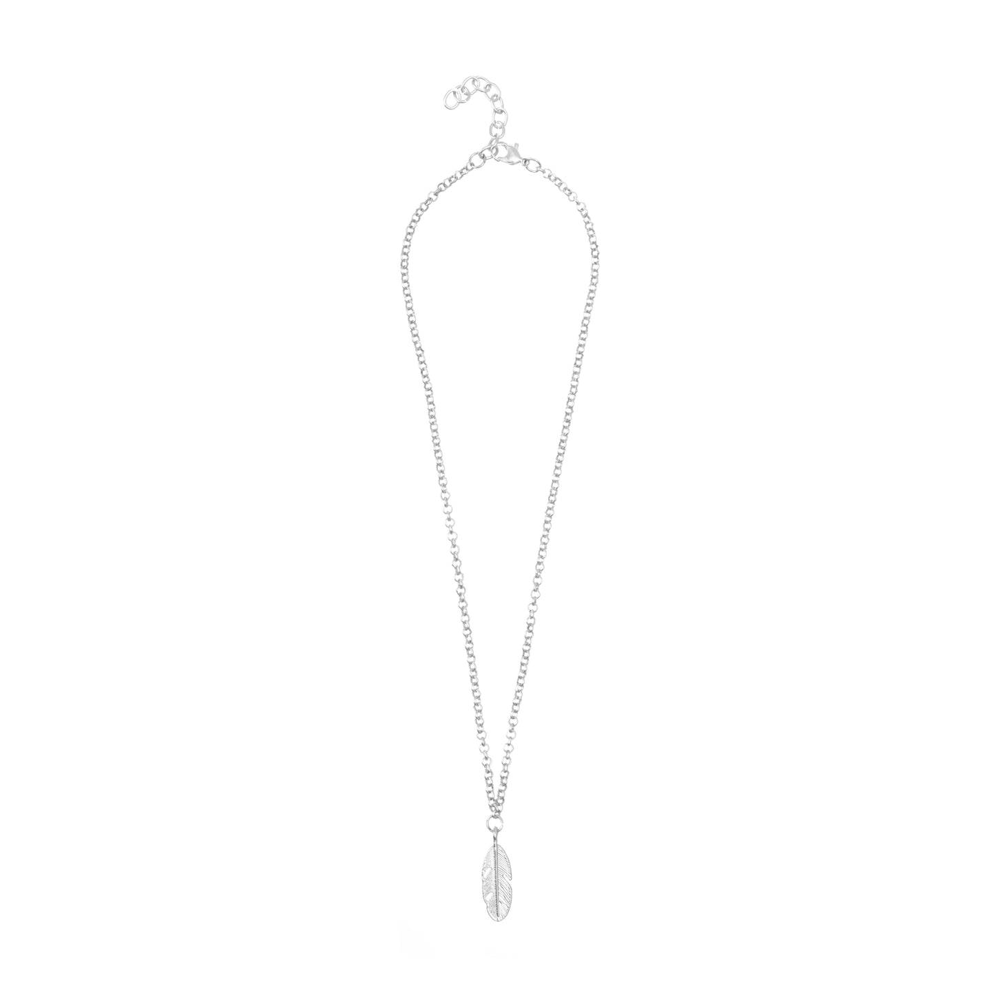 Leaf Pendant Choker Necklace