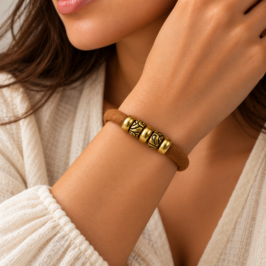 Leather Cord Bracelet for Women