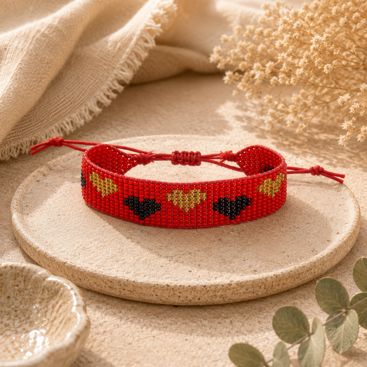 LoveLink Hearts Beaded Bracelet