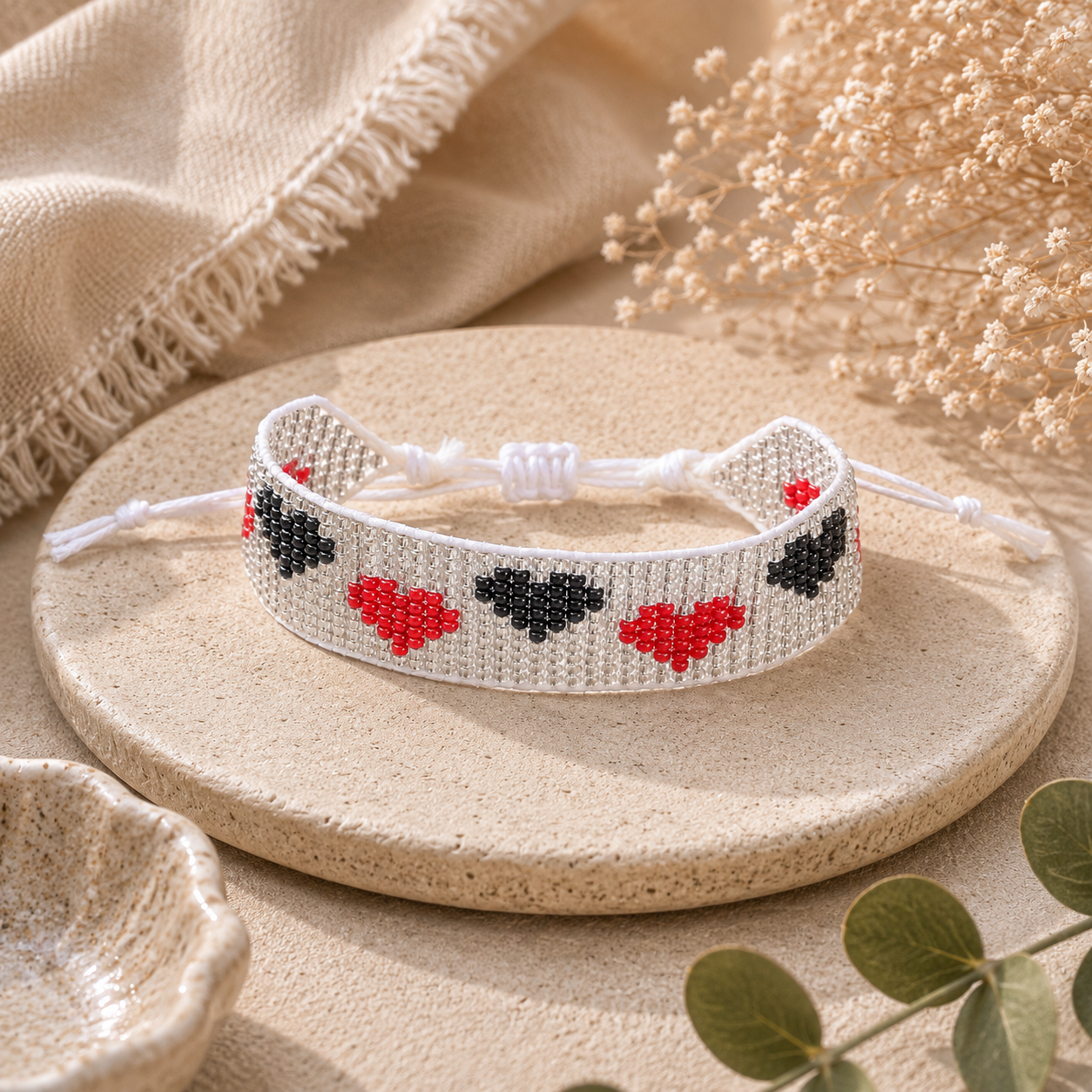LoveLink Hearts Beaded Bracelet