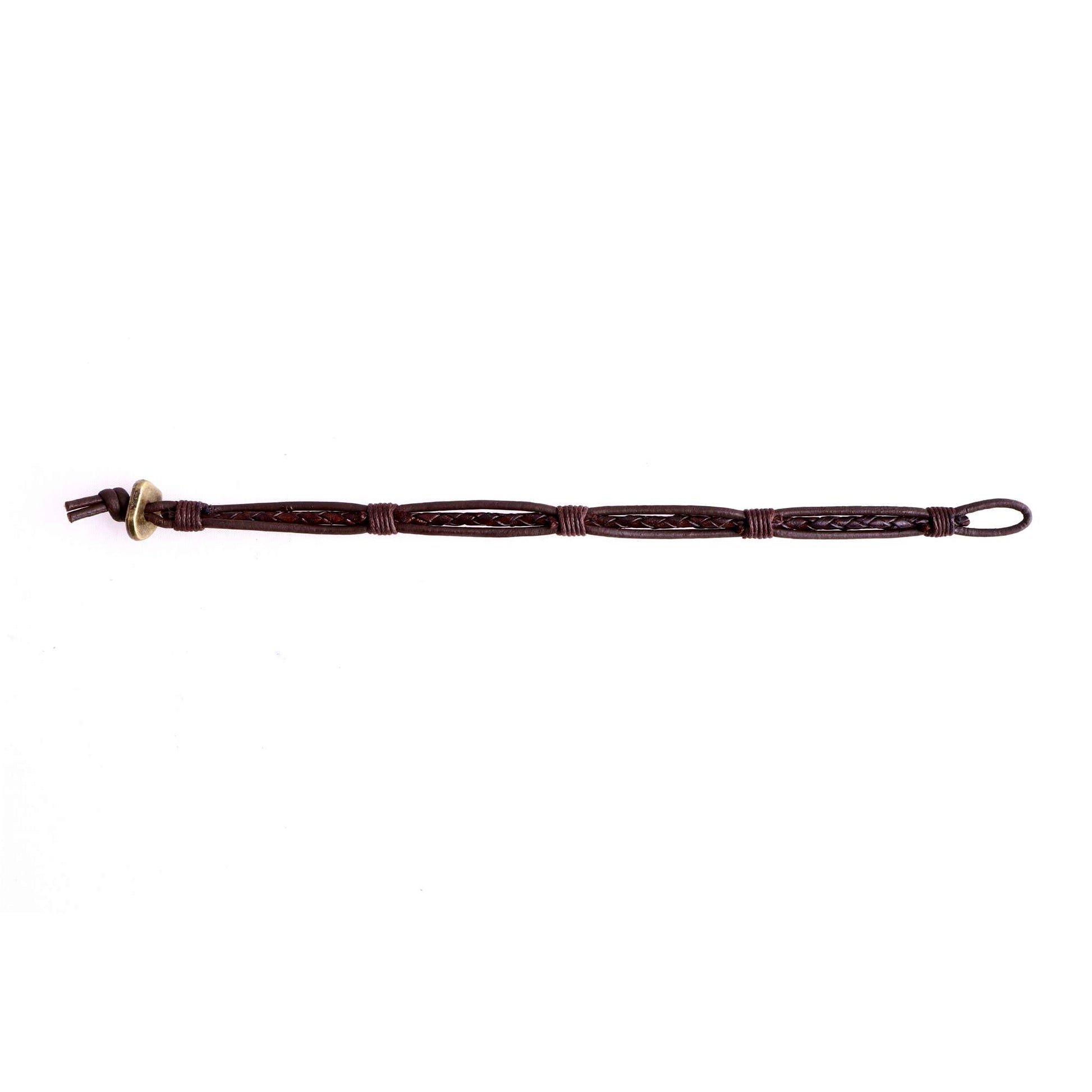 Marbella Braided Leather Bracelet for Men