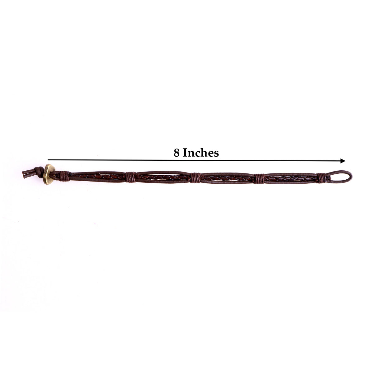 Marbella Men’s Braided Leather Bracelet