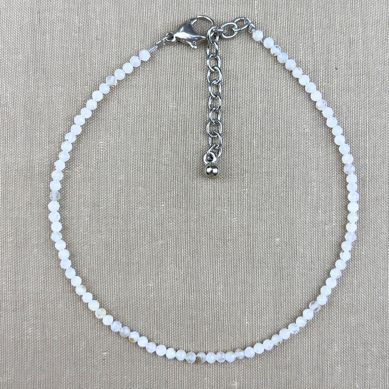 Moonstone Natural Stone Anklet