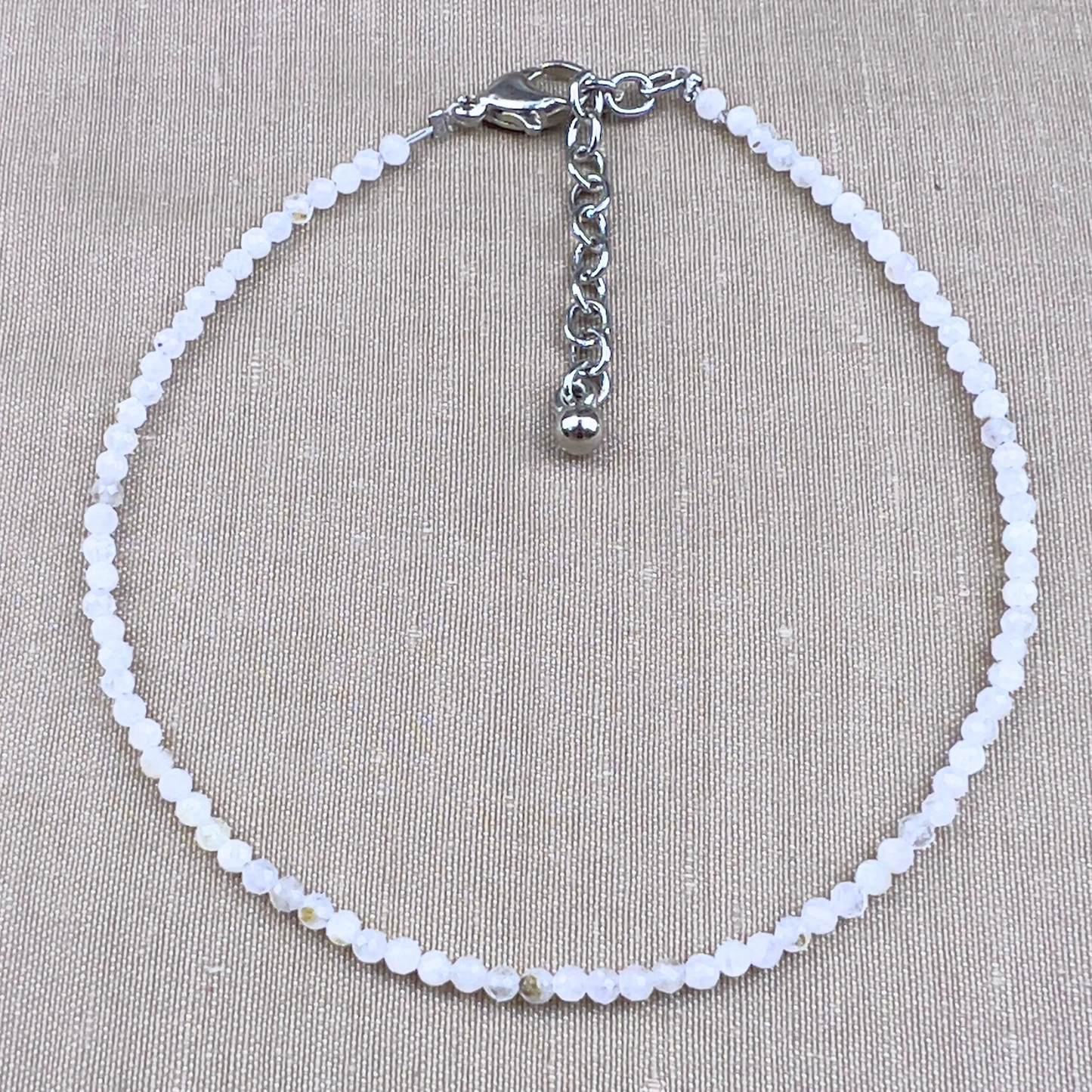 Moonstone Natural Stone Anklet