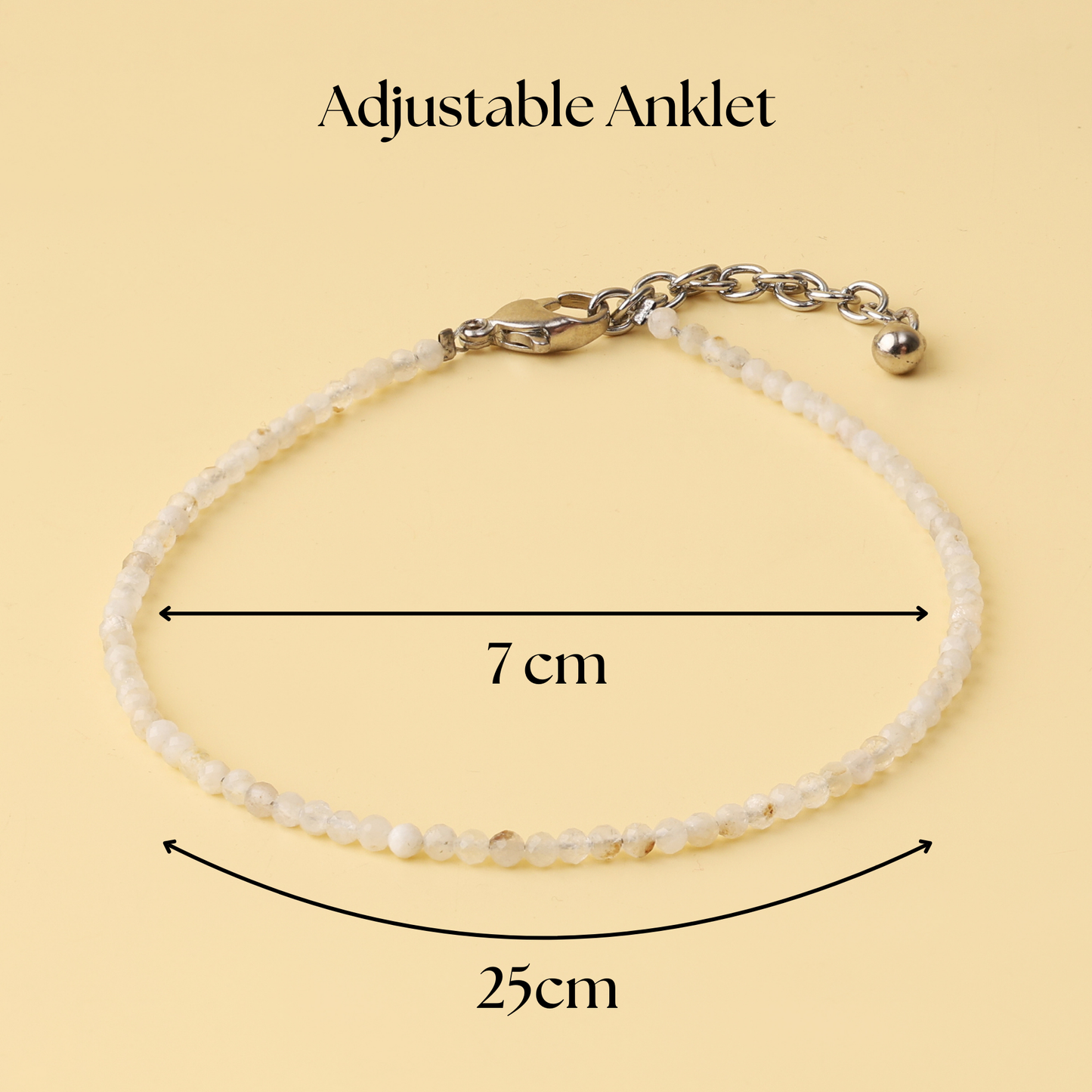 Moonstone Natural Stone Anklet