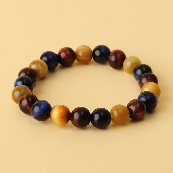 Multi Tiger Eye Natural Stone Bracelet