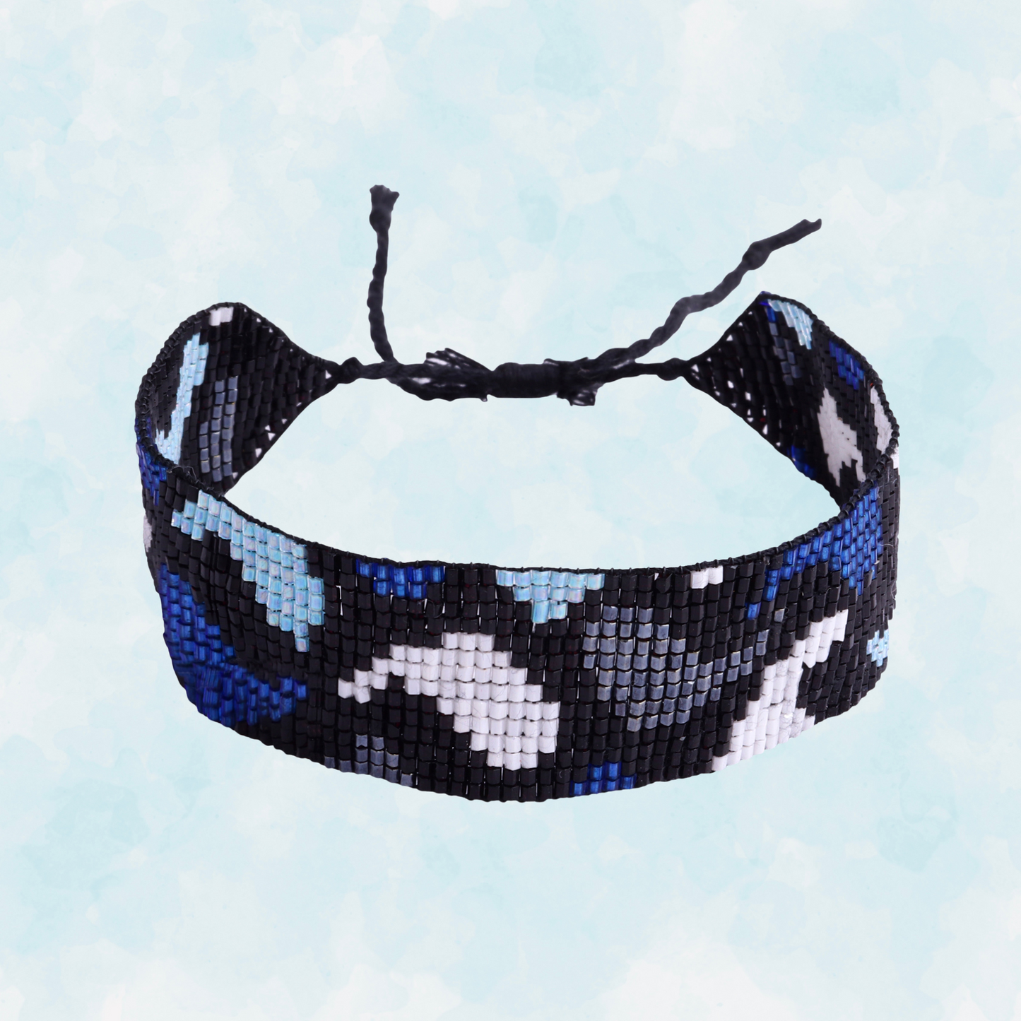 Paisley Pattern Adjustable Beaded Bracelet for Women