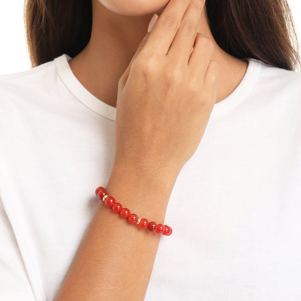 Passion & Power Carnelian Natural Stone Bracelet
