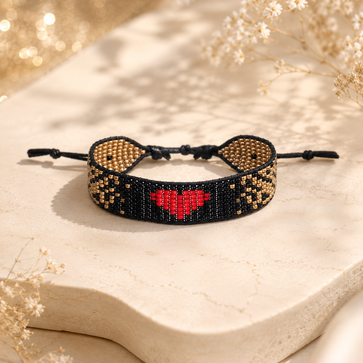 Pure Heart Beaded Bracelet
