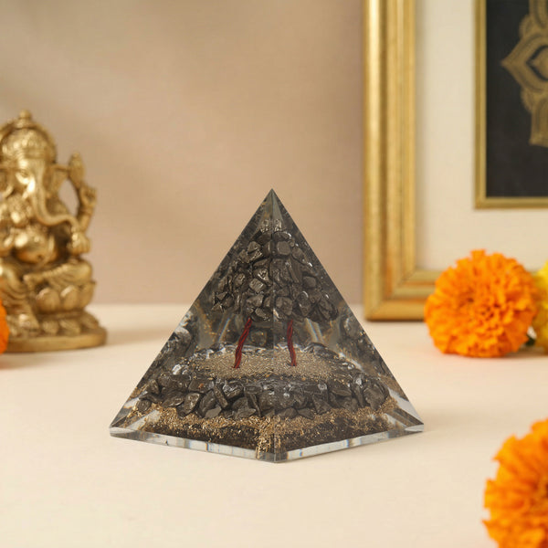 Pyrite Money Magnet Pyramid