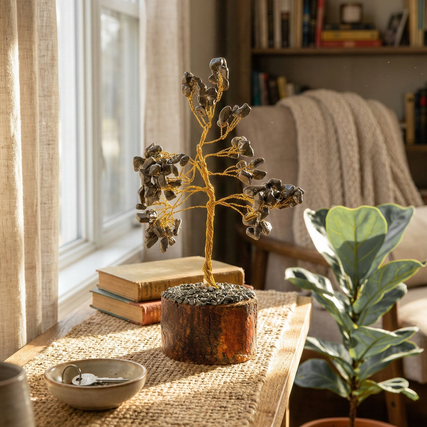Pyrite Natural Stone Tree