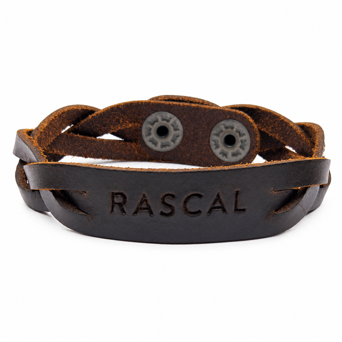 Rascal Braided Leather Bracelet for Men